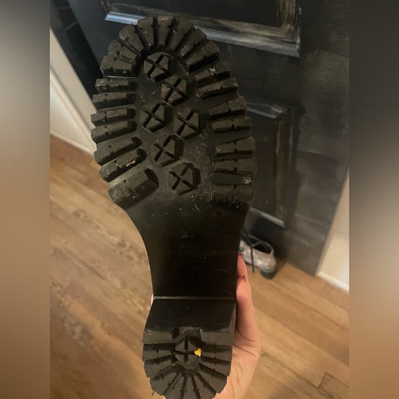 MADDEN GIRL snake skin combat style boot - Picture 3 of 4